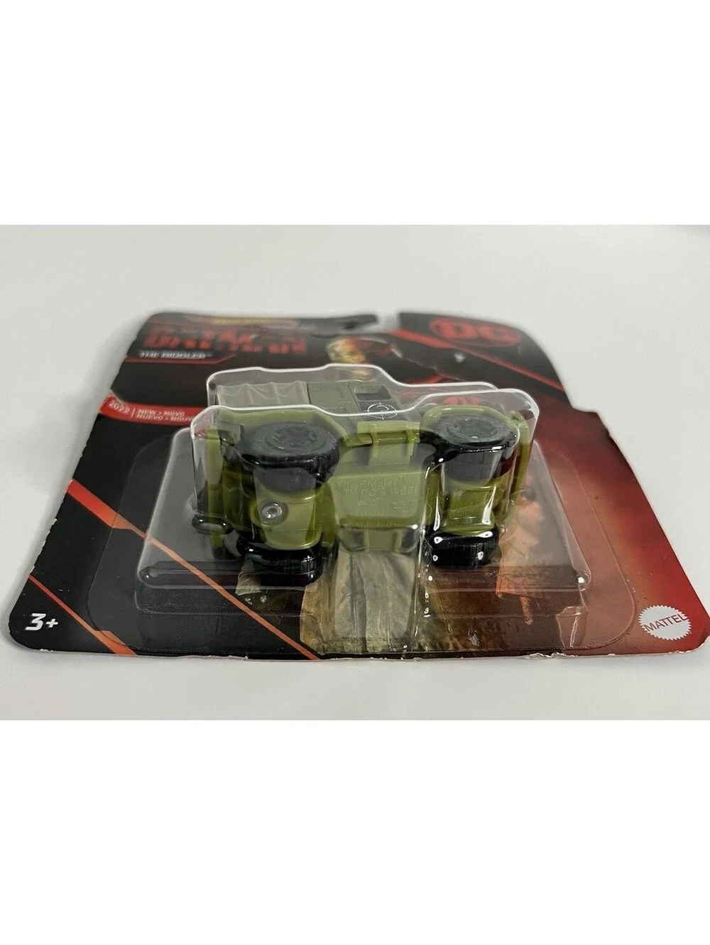New Hot Wheels DC The Batman Riddler Character Car 1:64 HHB74 Card Wear
